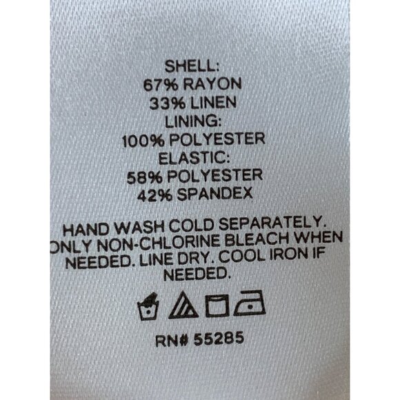 Express Sleeveless Tiered ruffle Smock Maxi Dress L NWT 8072 Linen Vacay Island - Picture 4 of 8